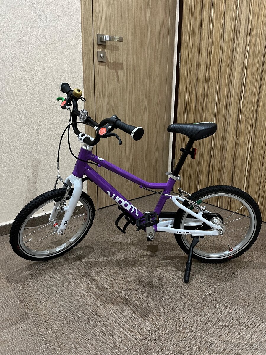 Detský bicykel Woom 3 fialový