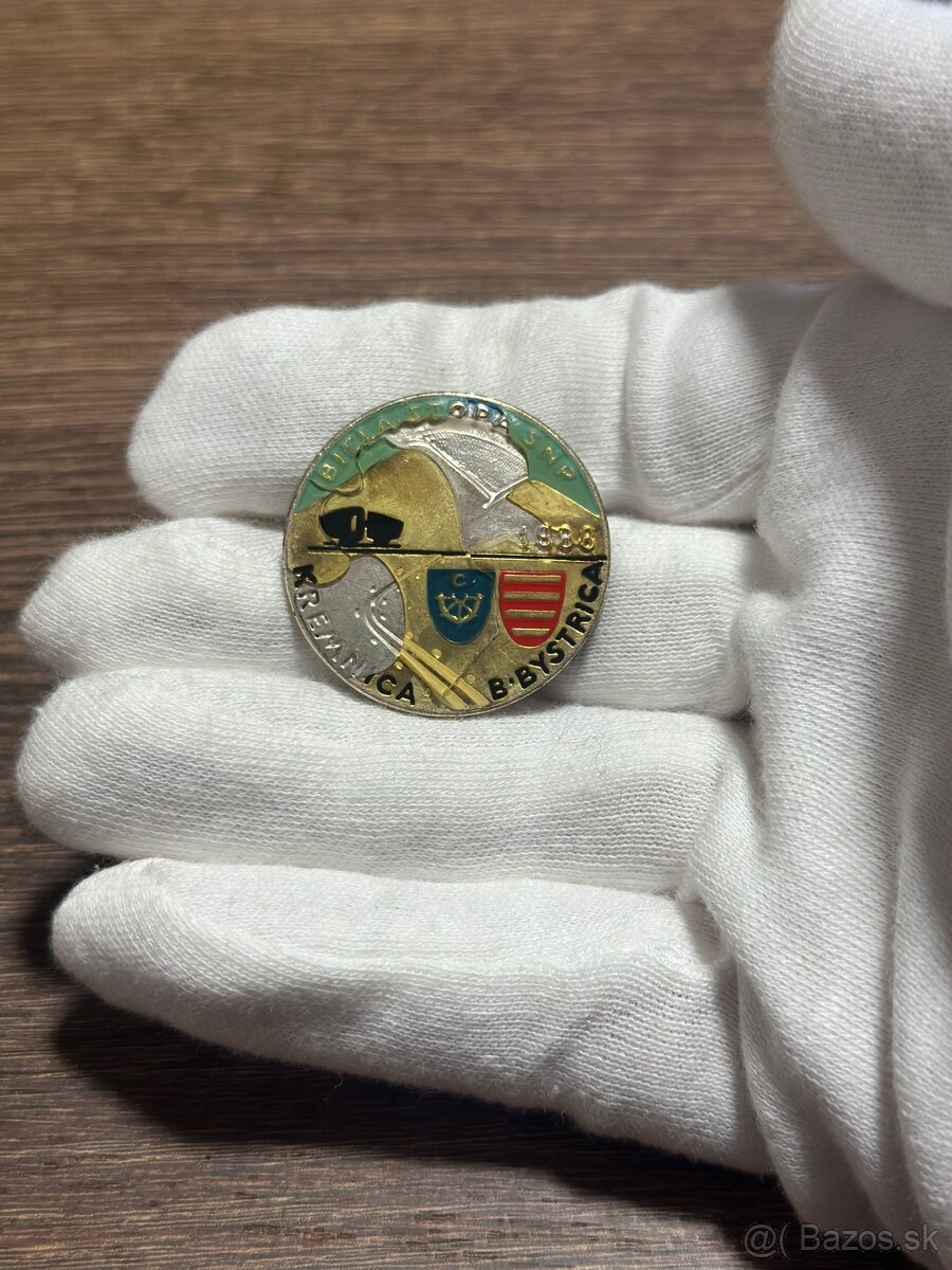 Odznak biela stopa SNP 1988