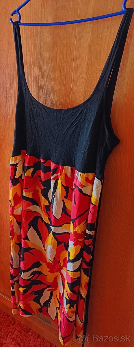 Farebné saty pre moletky xxxl