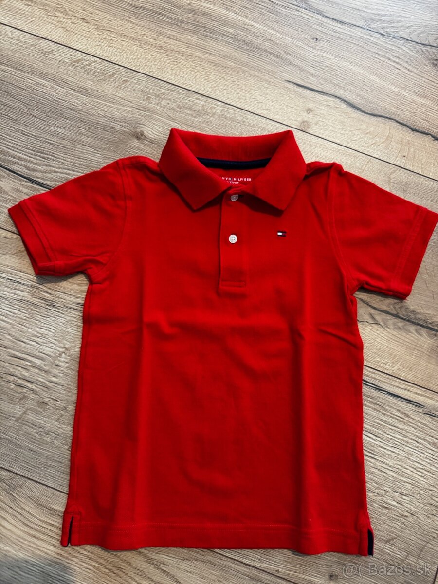 Chlapčenská polokošeľa Tommy Hilfiger 4-5 r.