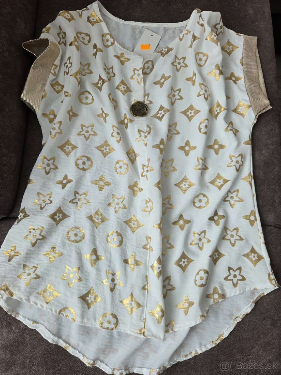 Tricko so zlatou potlacou M/L/XL