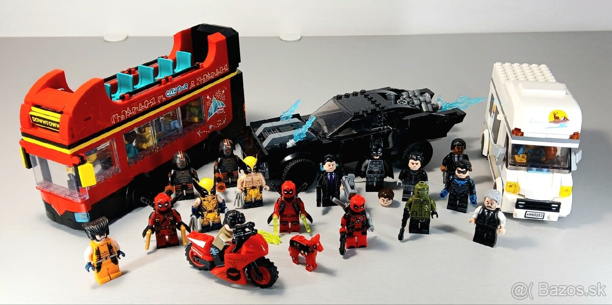 Lego City, DC a Marvel set