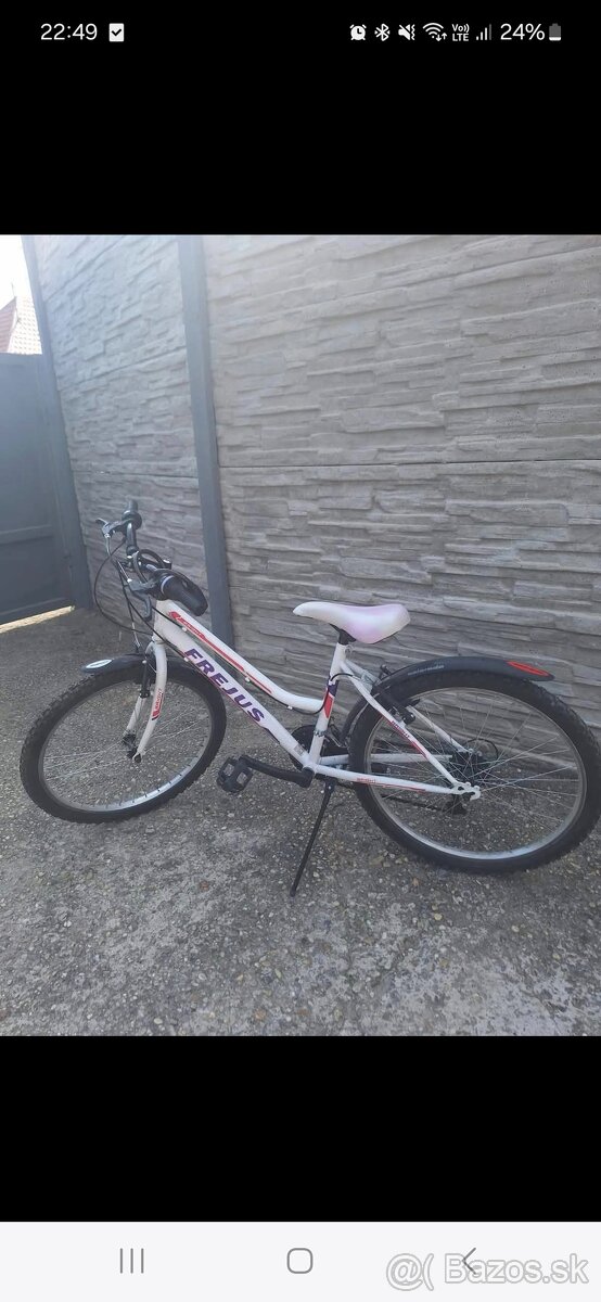 Bicykel velkost 24