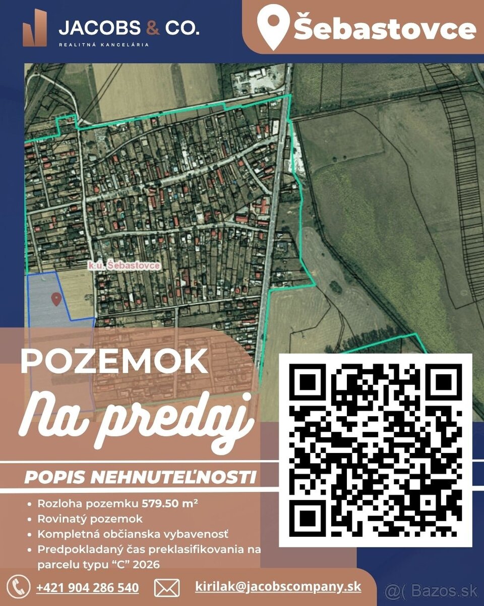 Pozemok na predaj,obec Šebastovce ,ZNÍŽENÁ CENA O 15 000 EUR