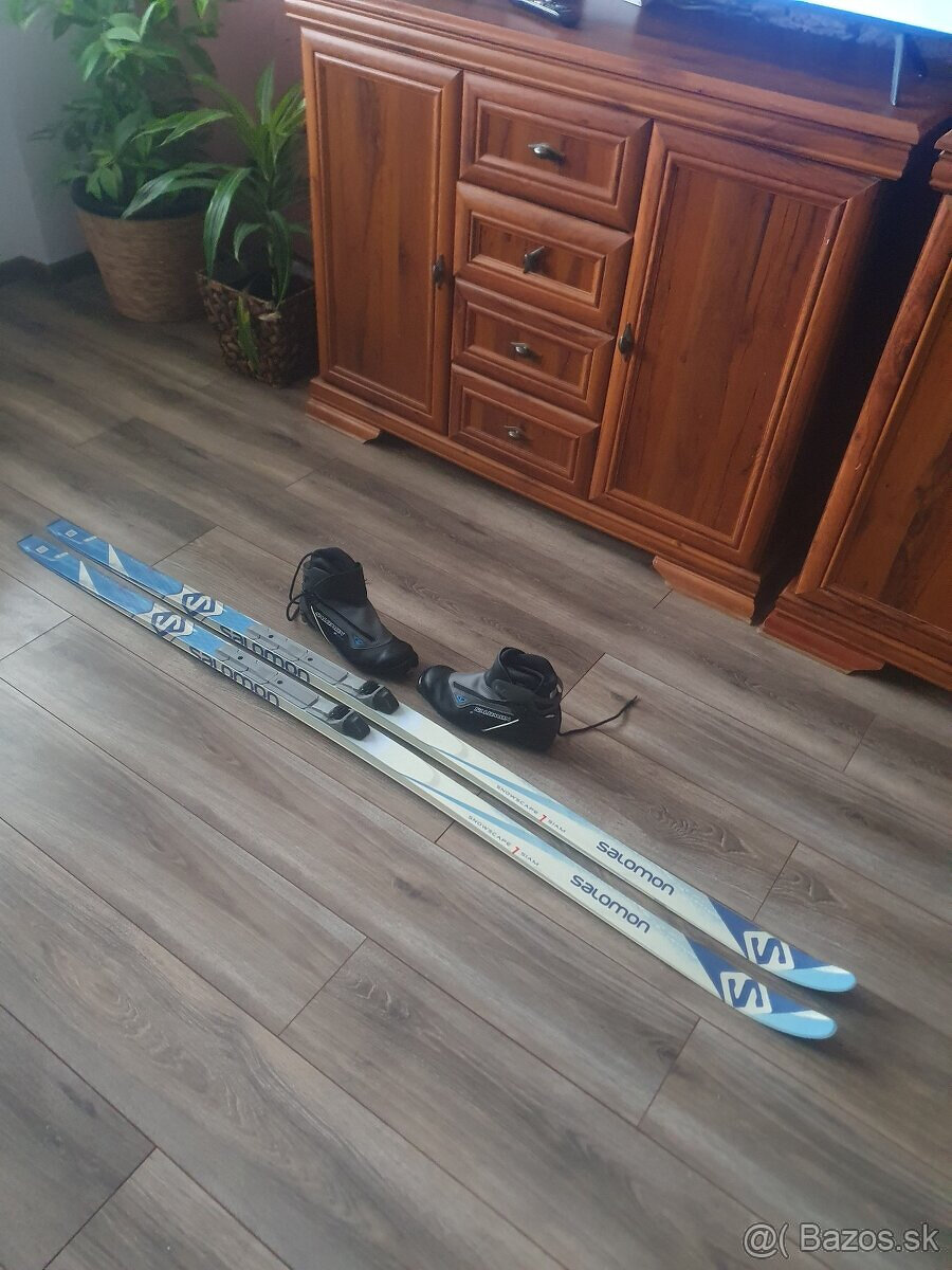 Predam SIROKE bezky SALOMON,183 cm,SNS,c.45,supiny -