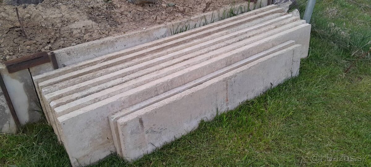 Predám betónový panel ARMATUROVANÝ