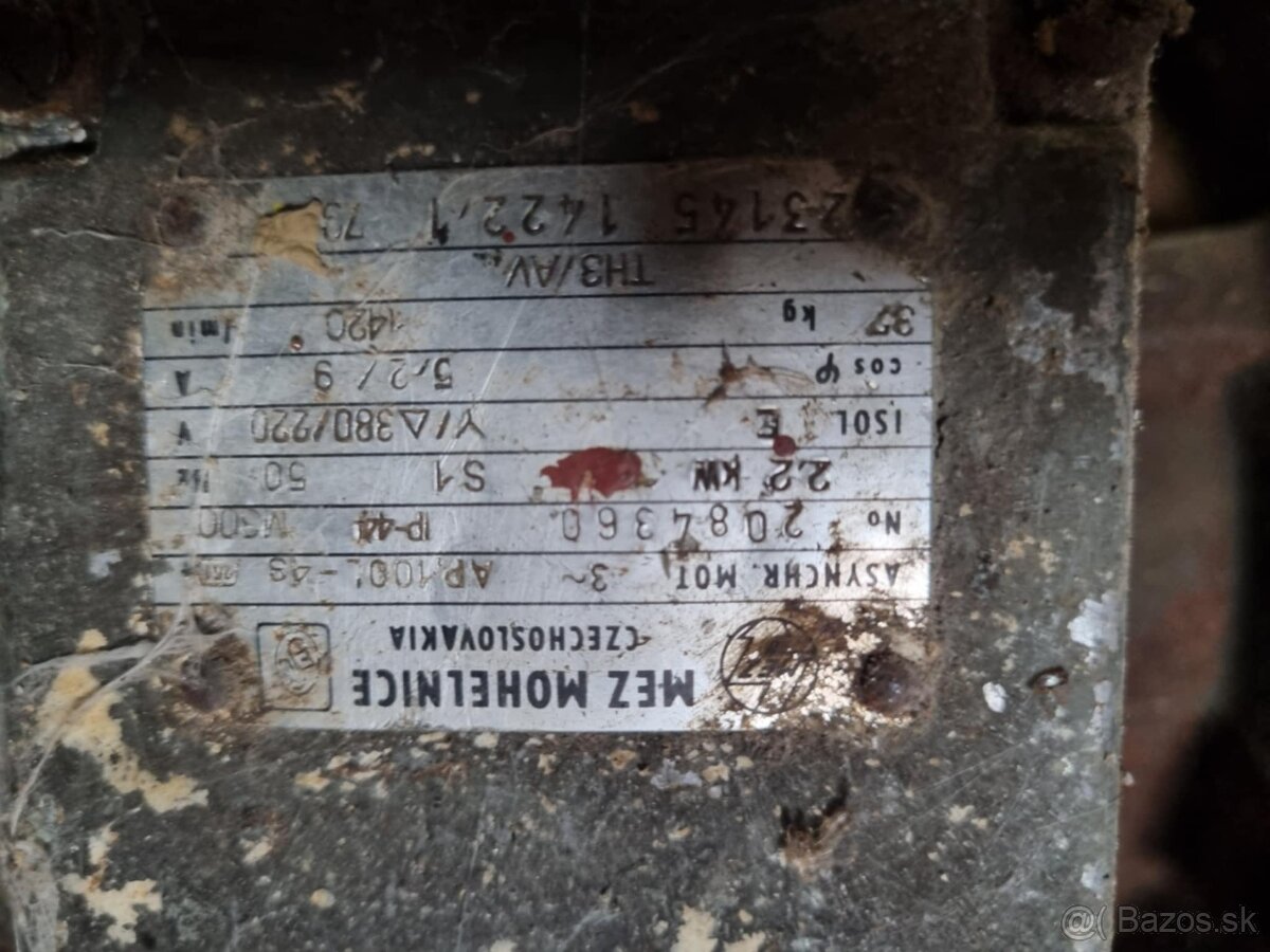 Motor 2.2kw 1420 otáčok