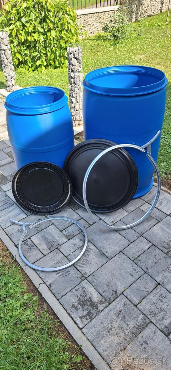 plastové sudy 120/200 L