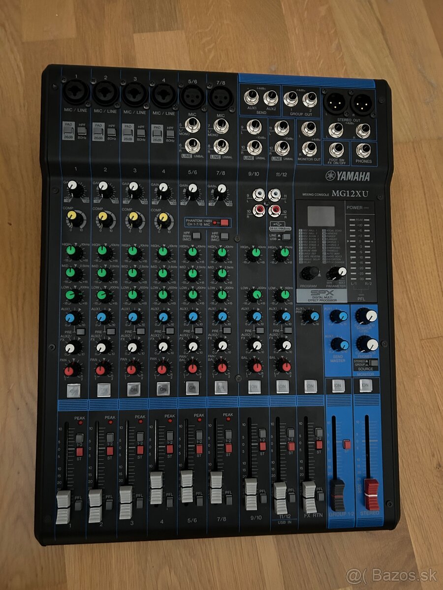 Predám mix Yamaha MG12XU