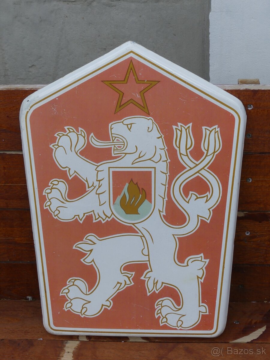 Znak CSSR smaltovaný