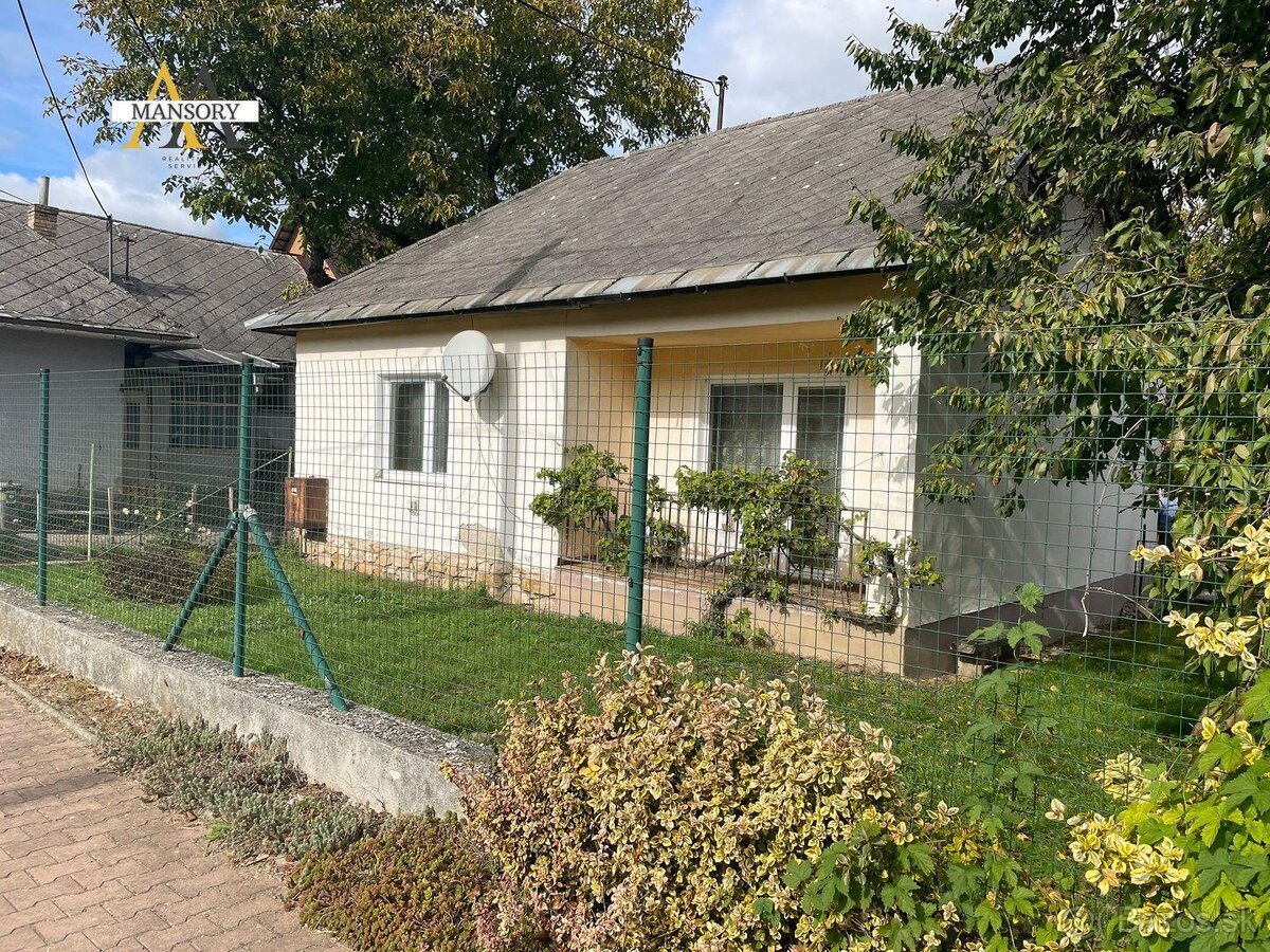 Na predaj 4 izbový rodinný dom za 92 000 eur