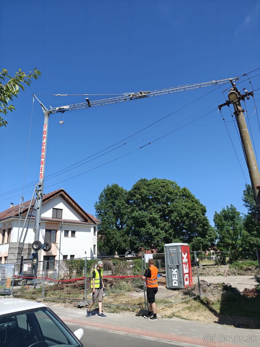 Na predaj samo Skládací stavebný Žeriav na diaľkové ovládani