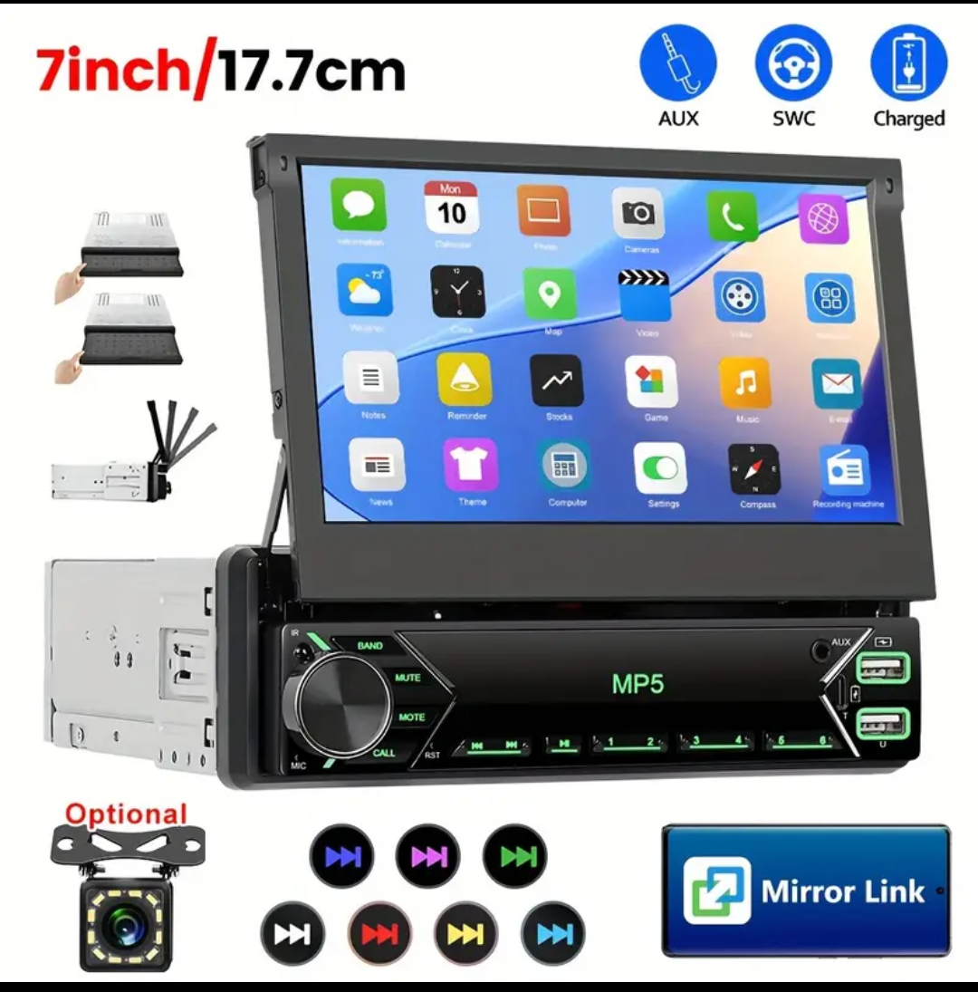 Autórádio s vysúvacím 7 " dotykovým displayom