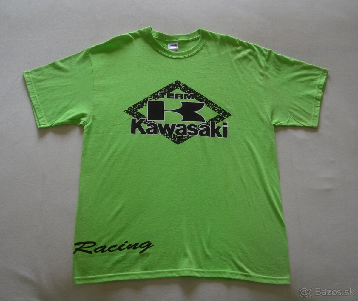 Kawasaki kvalitné tričko zelené