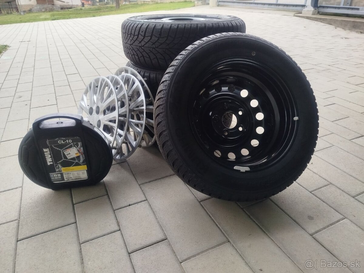 Kumho 195/65 R15 zimne pneu s diskami