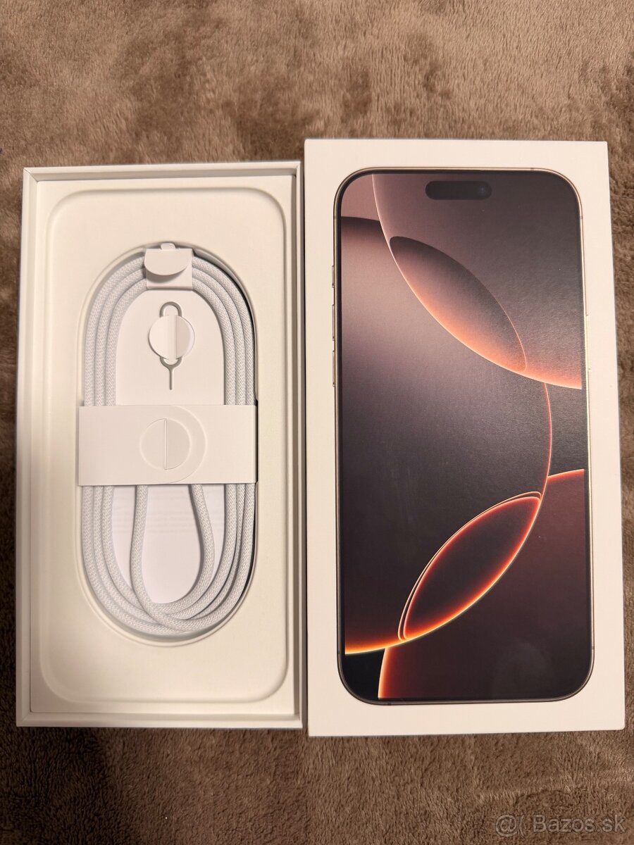 iPhone 16 Pro Max krabica