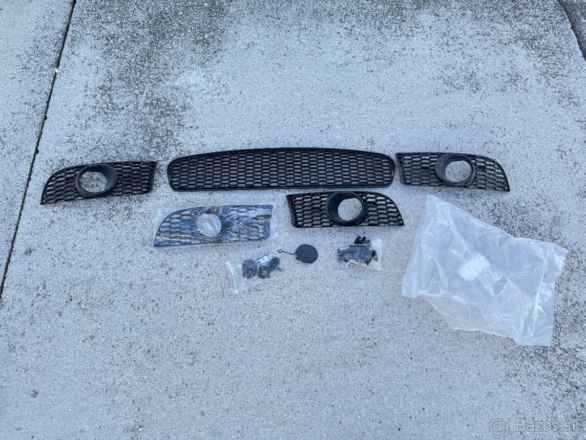 Kompletné mriežky do nárazníku na bmw M3 e90