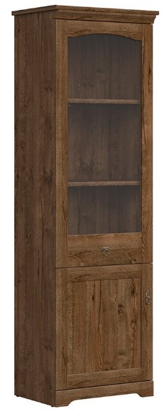 Vitrina so sklom 1 dverová dub - NOVA