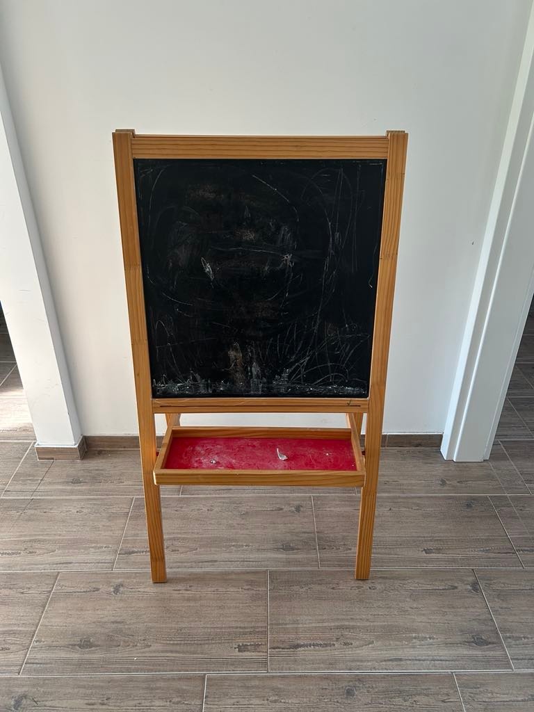 Detská drevená tabuľa