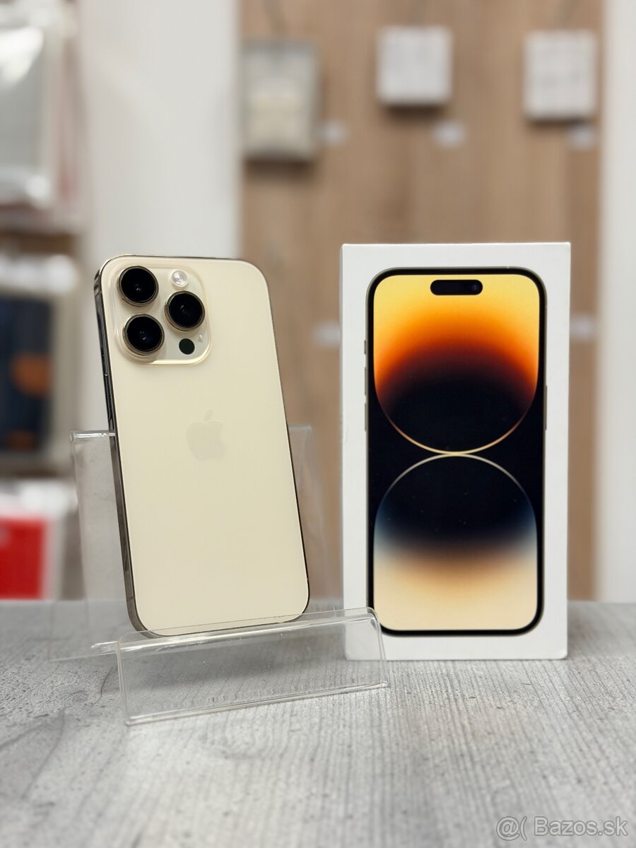 100% BATÉRIA - Apple iPhone 14 Pro 128GB Gold