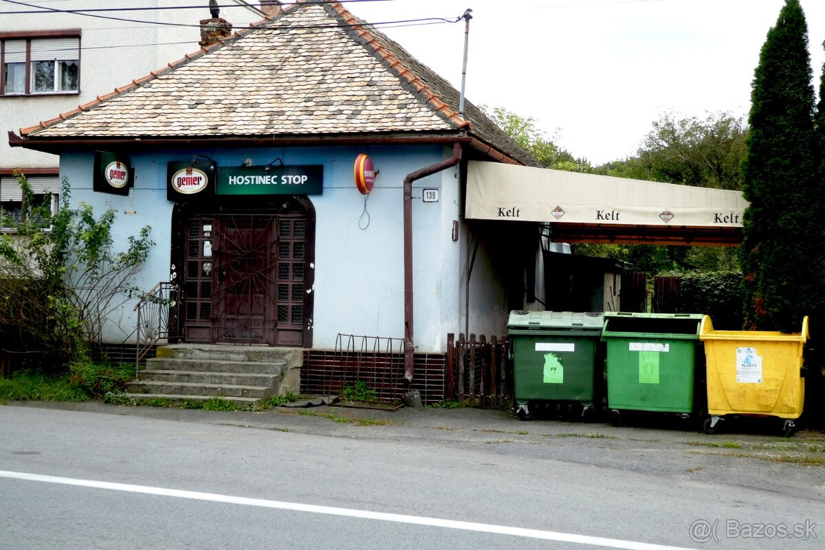 Na predaj hostinec vo Fiľakovských Kováčoch