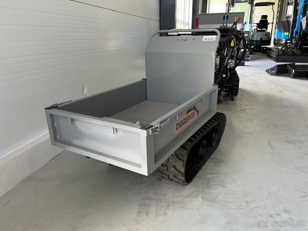 benzínový dumper, motorové kolečko