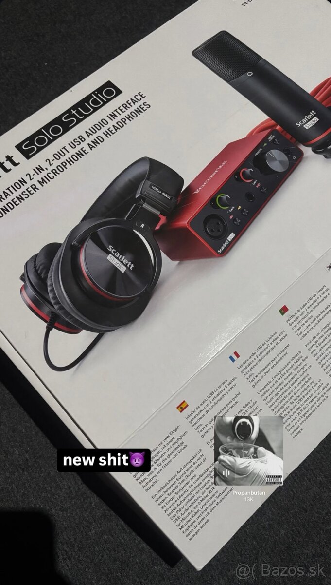 focusrite scarlett set do studia
