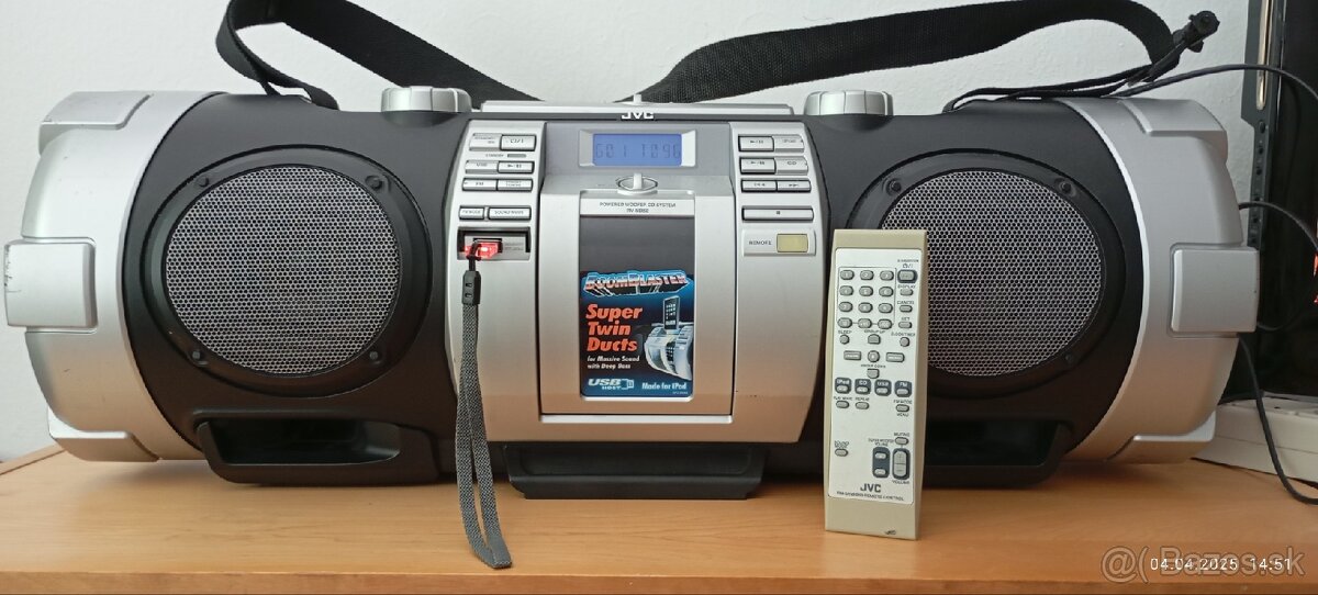 Predám boombox JVC RV NB50 Kaboom