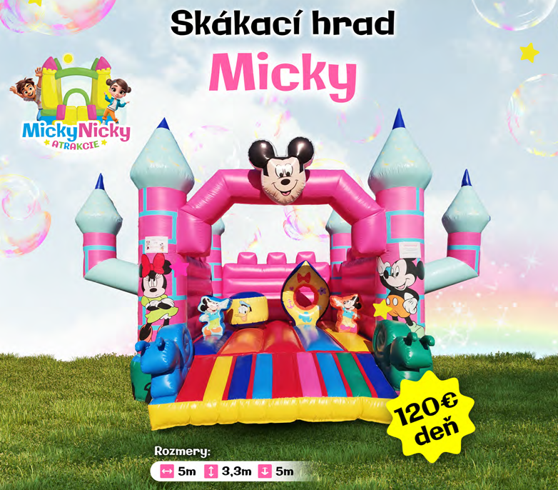Skakaci hrad - prenájom