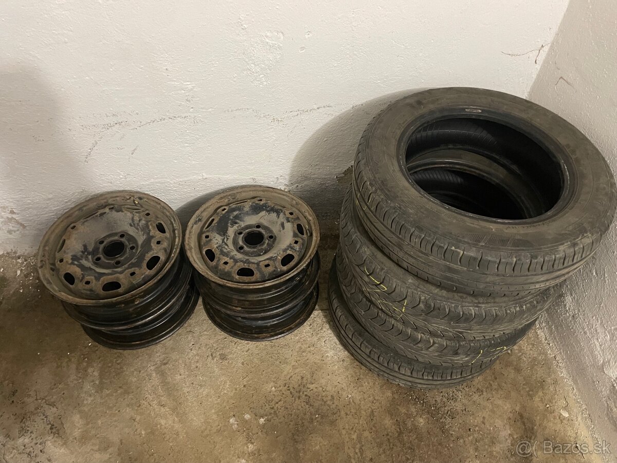 Disky + gumy R14 165/70/R14