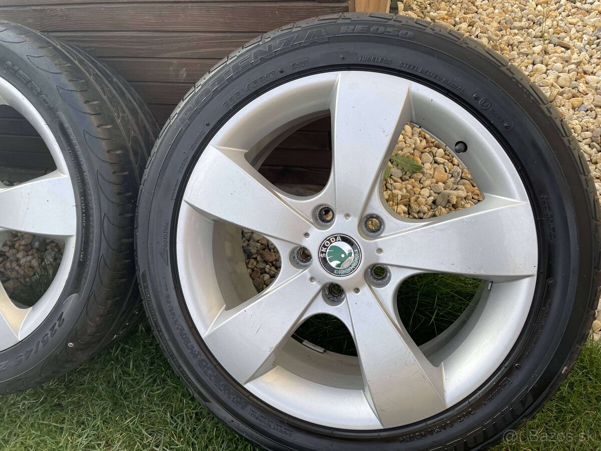 PEGASUS Orig. skoda alu disky 17 5x112 225 45 R17 Skoda Sup