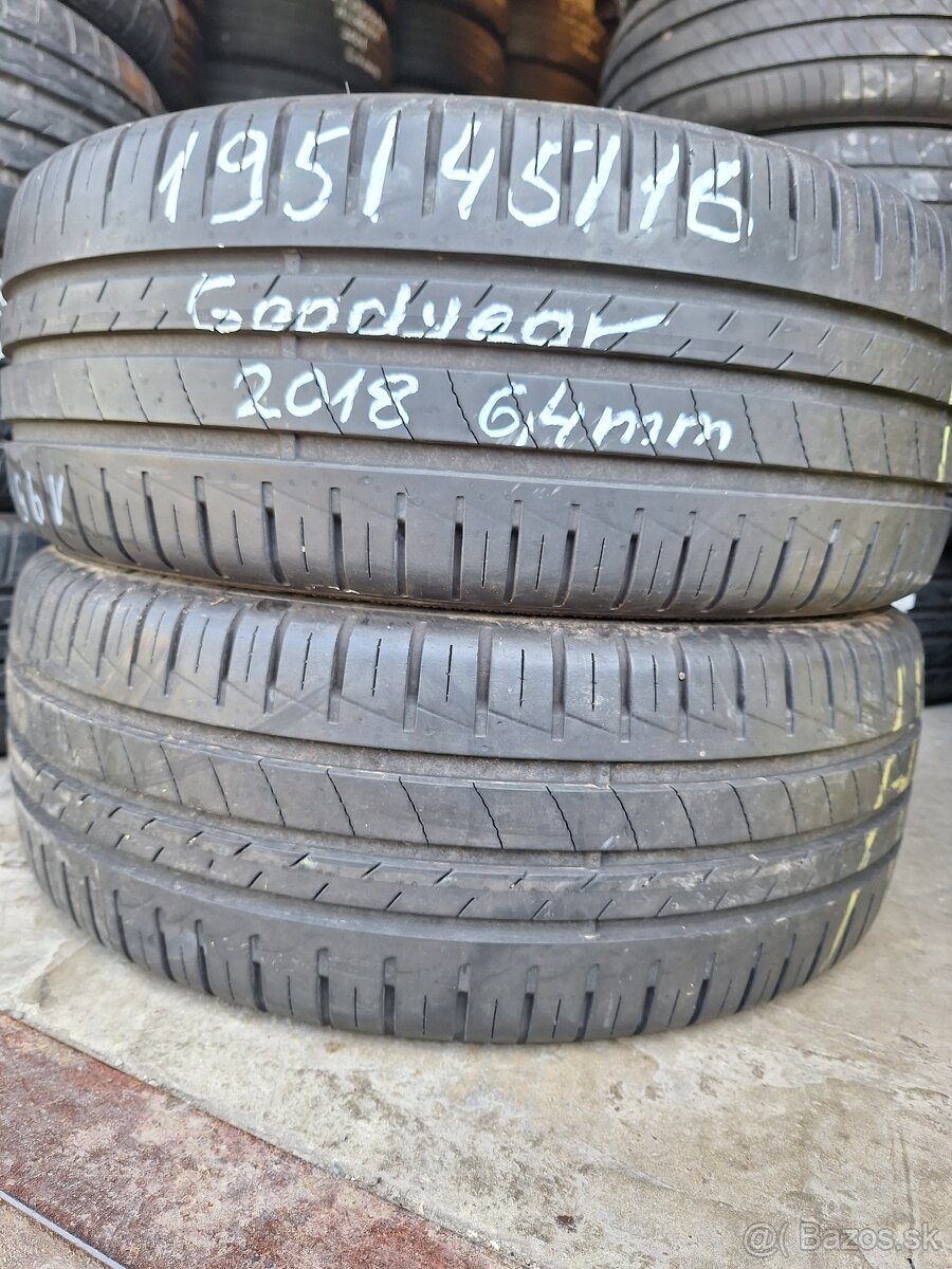 195/45/R16 letné 2ks.