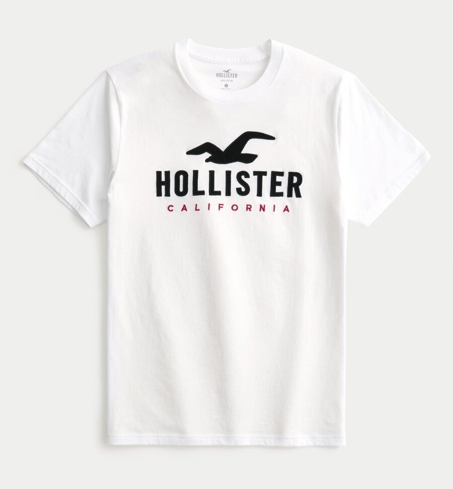 TRIČKO HOLLISTER biele veľ. M