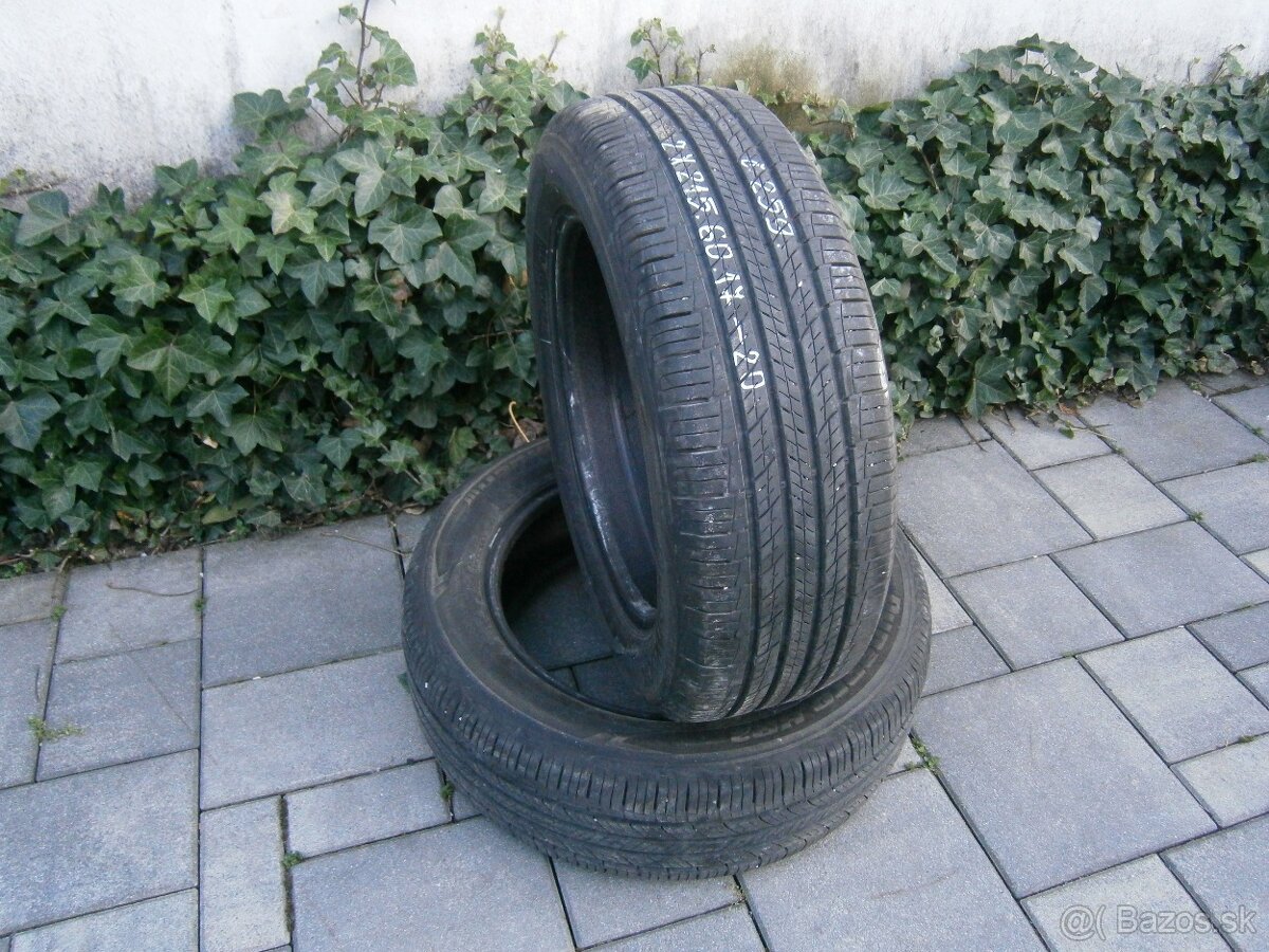 Predám 2x letné pneu Hankook 215/60 R17 96HXL