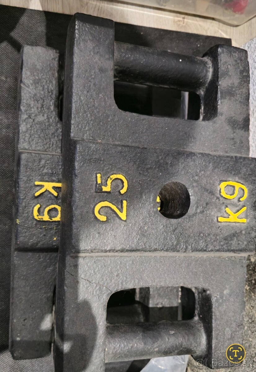 25kg závažia