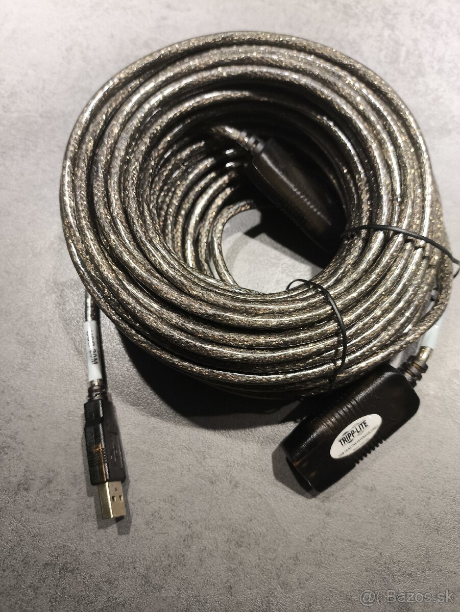 USB 2.0 predlžovací kábel 20m