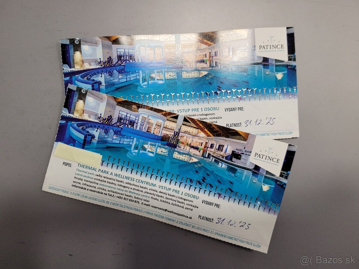 Patince THERMAL PARK A WELLNESS CENTRUM 4x