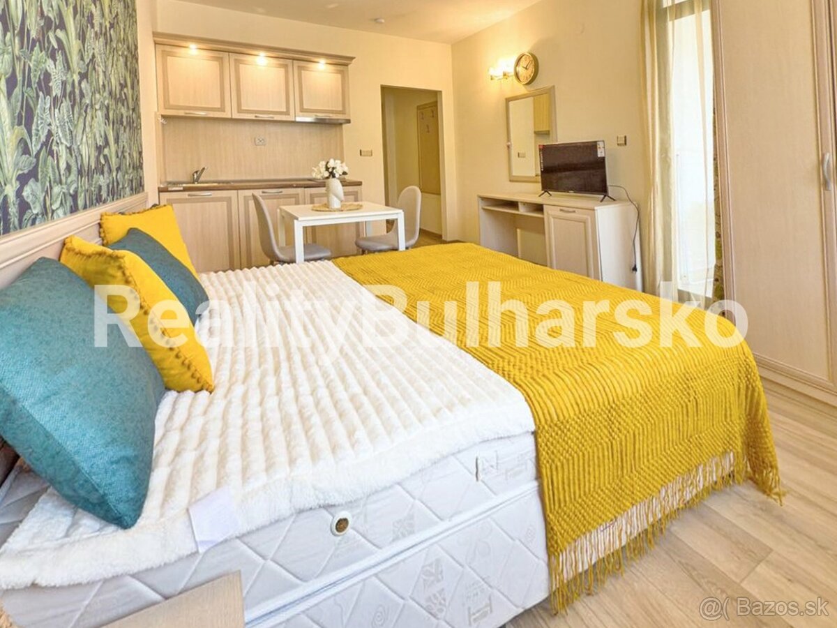 1kk s balkonem/Slunečné pobřeží,Bulharsko 37m² 450m od pláže