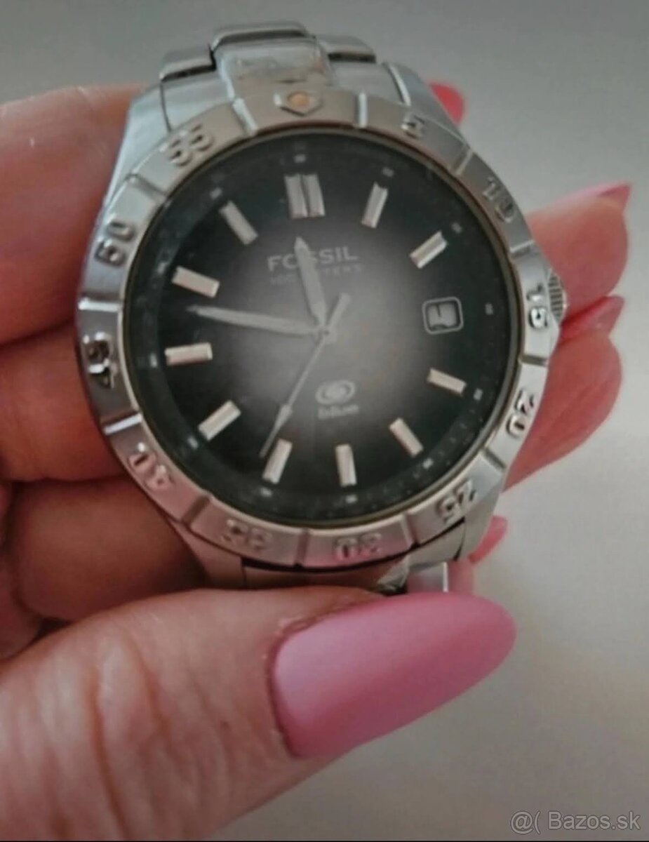 veľké hodinky Fossil velké unisex