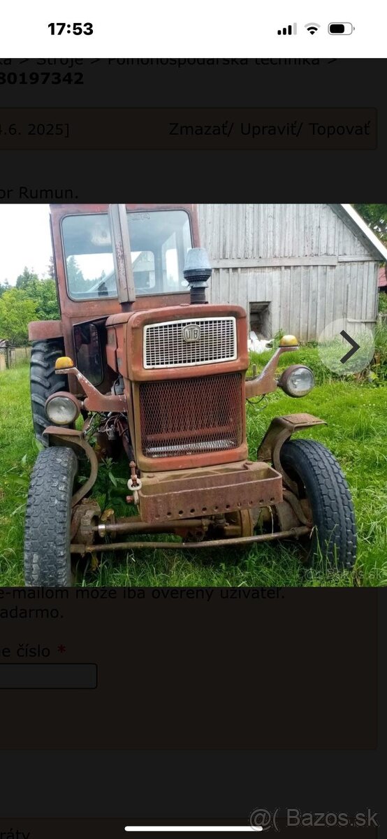 Kupim traktor rumun
