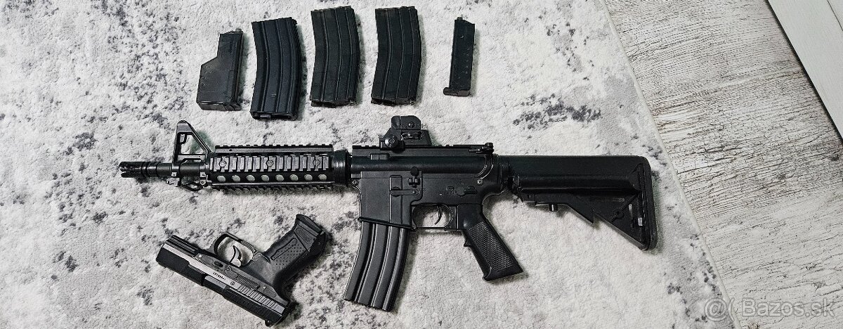 elektrický M4 a Walther CO2 air soft