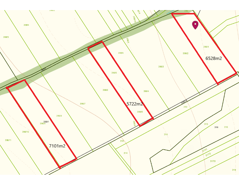Pozemky na predaj spolu vo výmere - 23977 m2