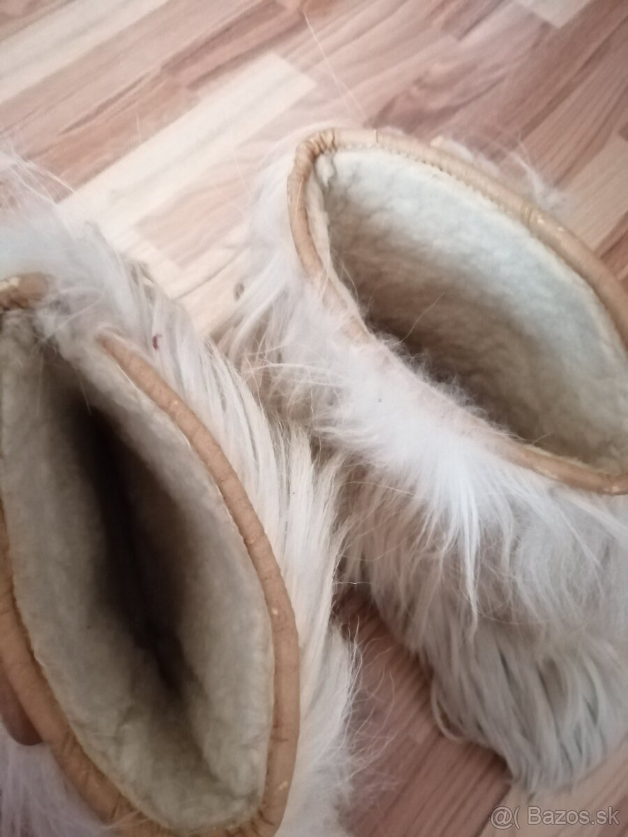 Huňaté čižmy