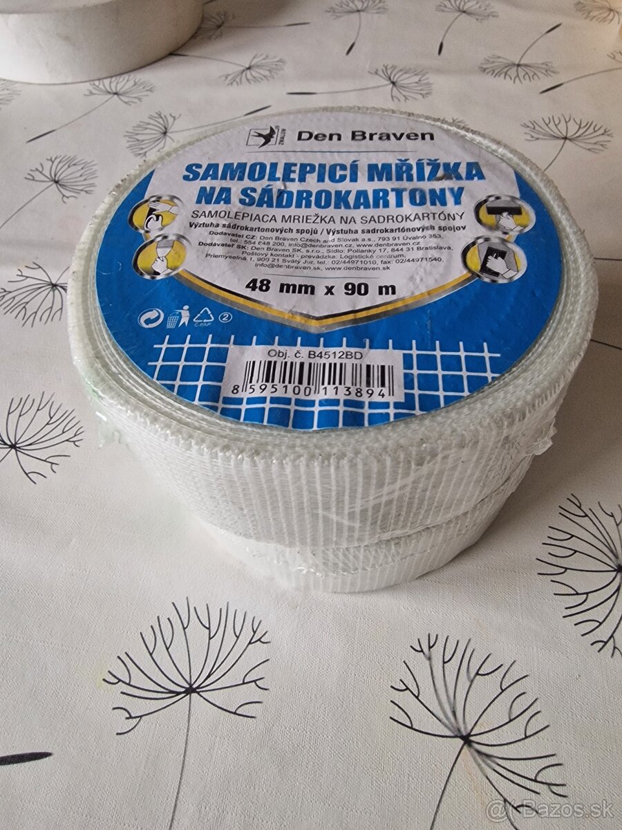 Samolepiaca mriežka na sadrokartóny