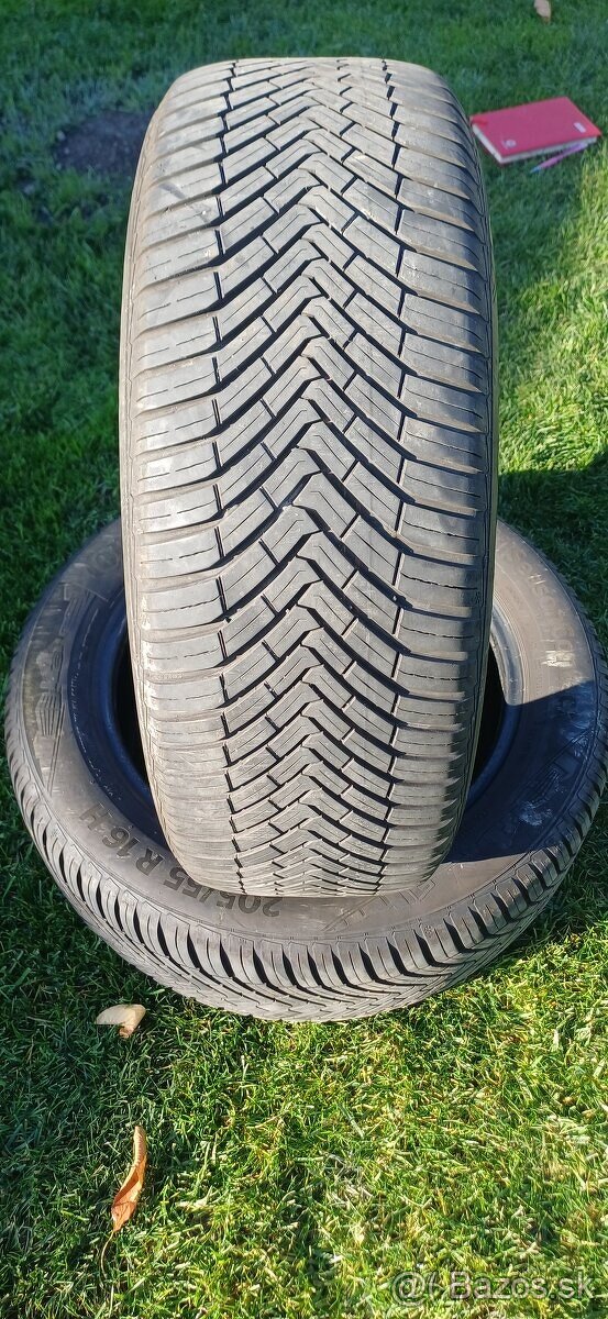 205/55 r16 celoročne pneumatiky,   Continental -All season