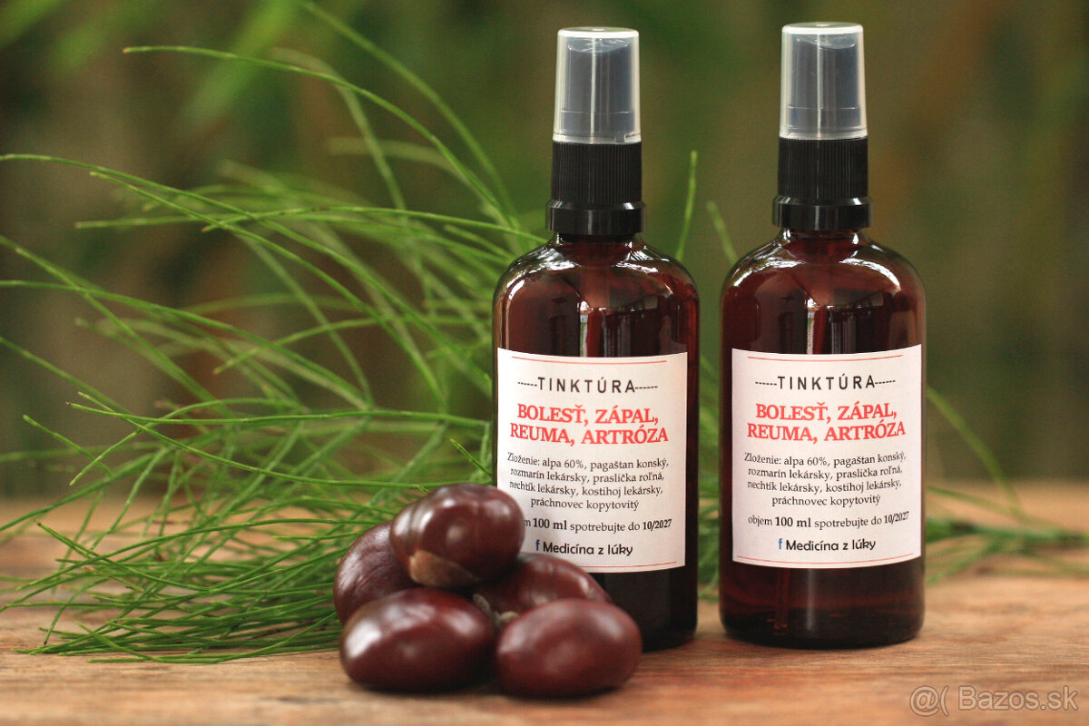 Tinktúra na bolesť, zápale, reumu, artrózu