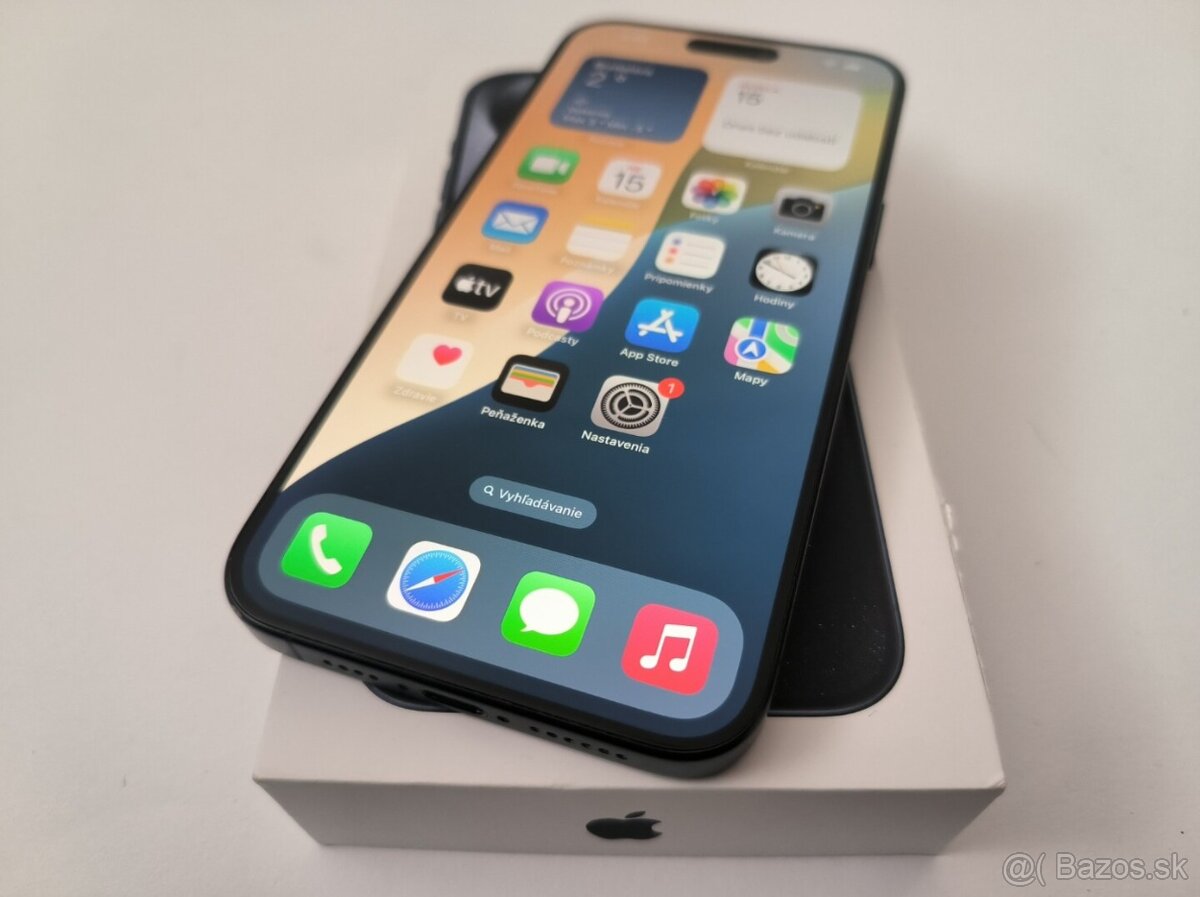 apple iphone 15 PRO MAX 256gb Blue Titanium / Batéria 100%