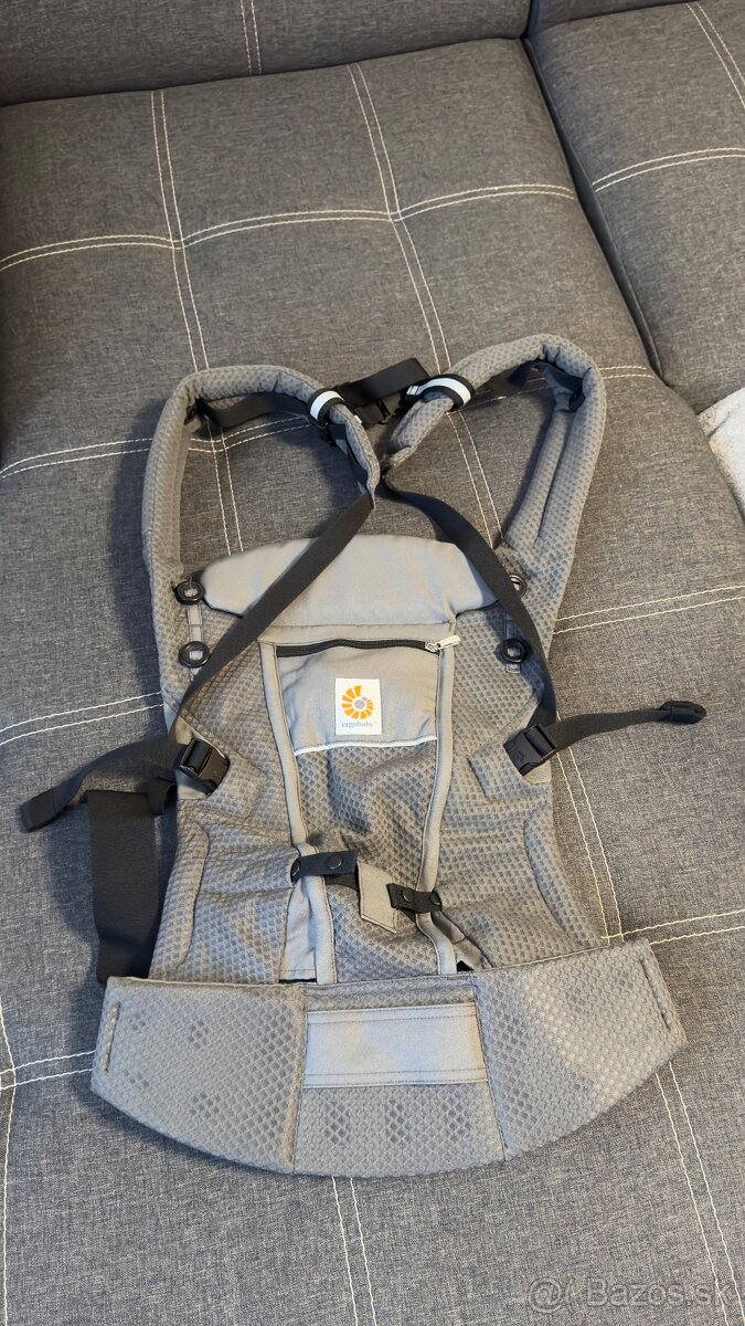 ERGOBABY ADAPT Nosič Soft Flex Mesh - Graphite grey