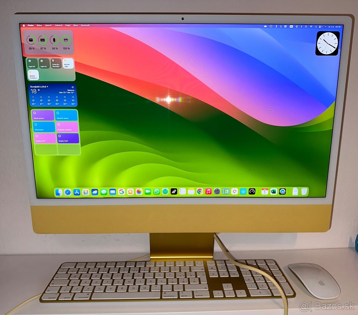 Apple iMac M1 žltý