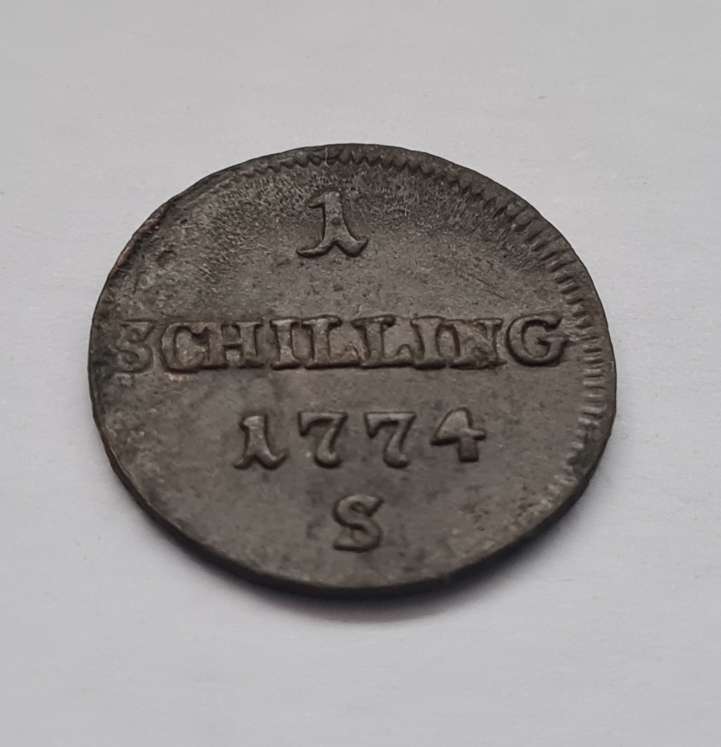 1 schilling 1774 Smolník- vzácny